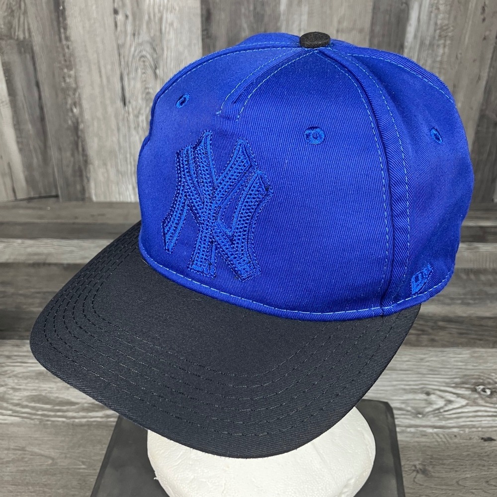 New York Yankees 2009 World Series Snapback Hat Royal Blue Black Original Caps